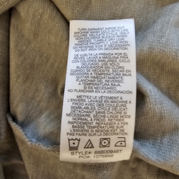 C&C California Small Cotton Blend Football Long Sleeve Tee - Picture 5 of 9